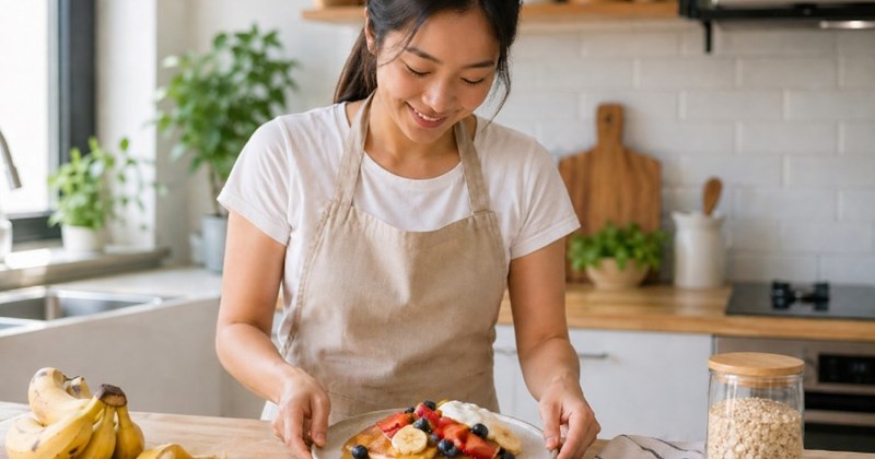 Cách làm bánh chuối yến mạch mềm mịn, thơm ngon tại nhà