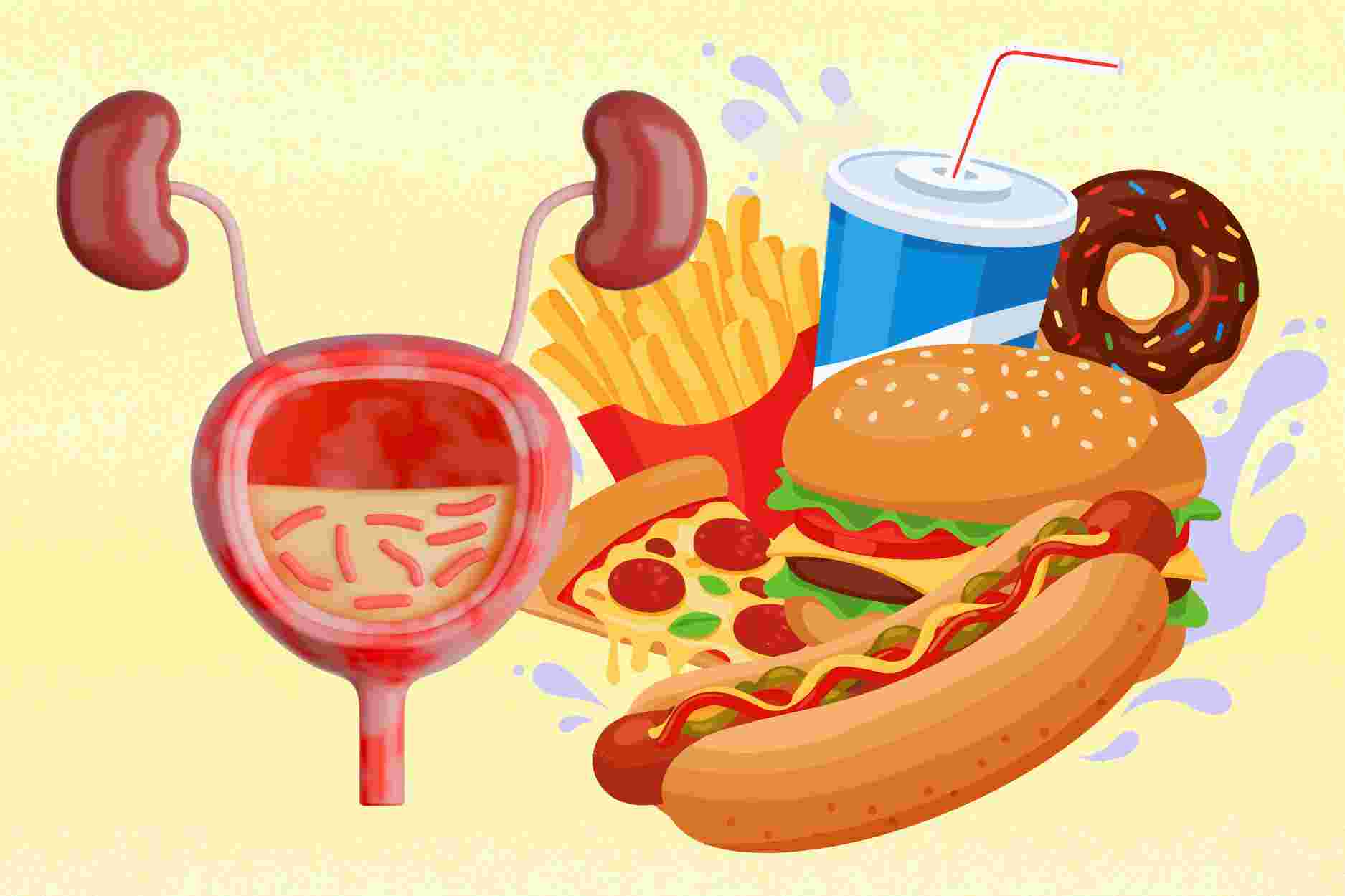 5 food groups to avoid to limit urinary tract infections