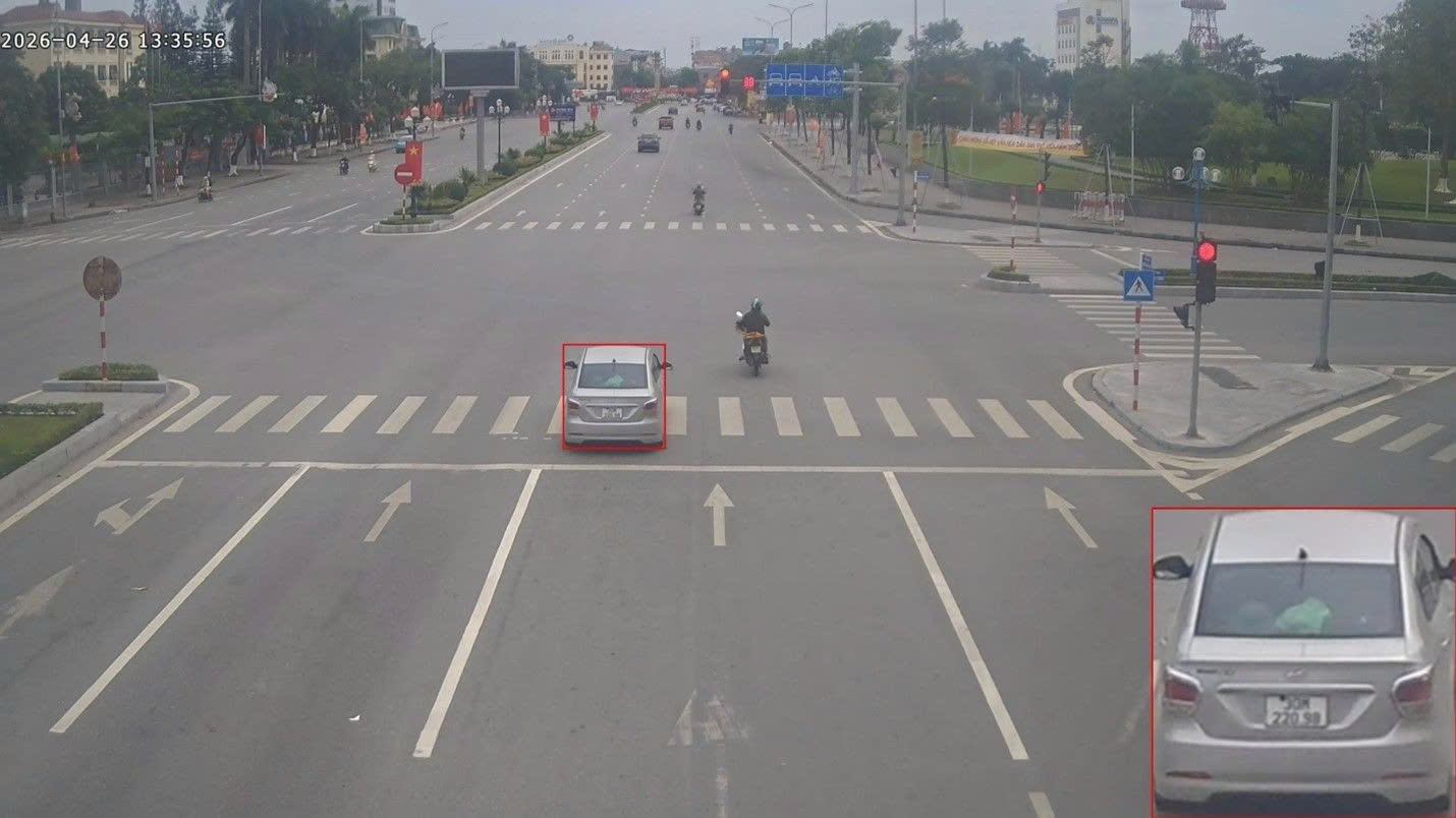 From April 20 to 26, Hung Yen issued remote fines and handled 143 violations. Photo: Hung Yen Provincial Police