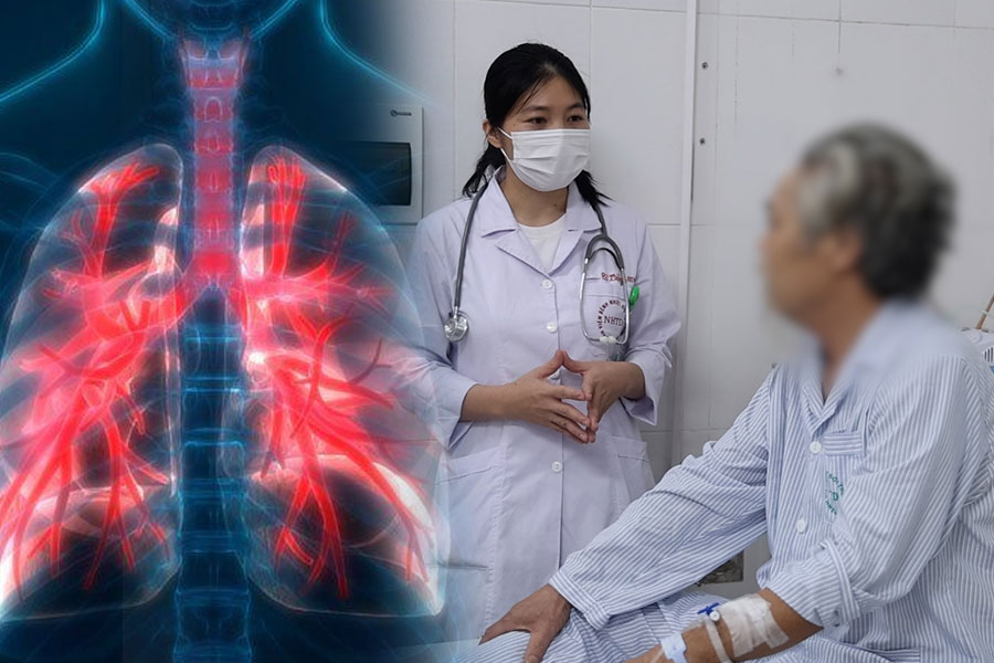 50년 흡연, 금연하지 않아 만성 폐쇄성 폐질환 악화