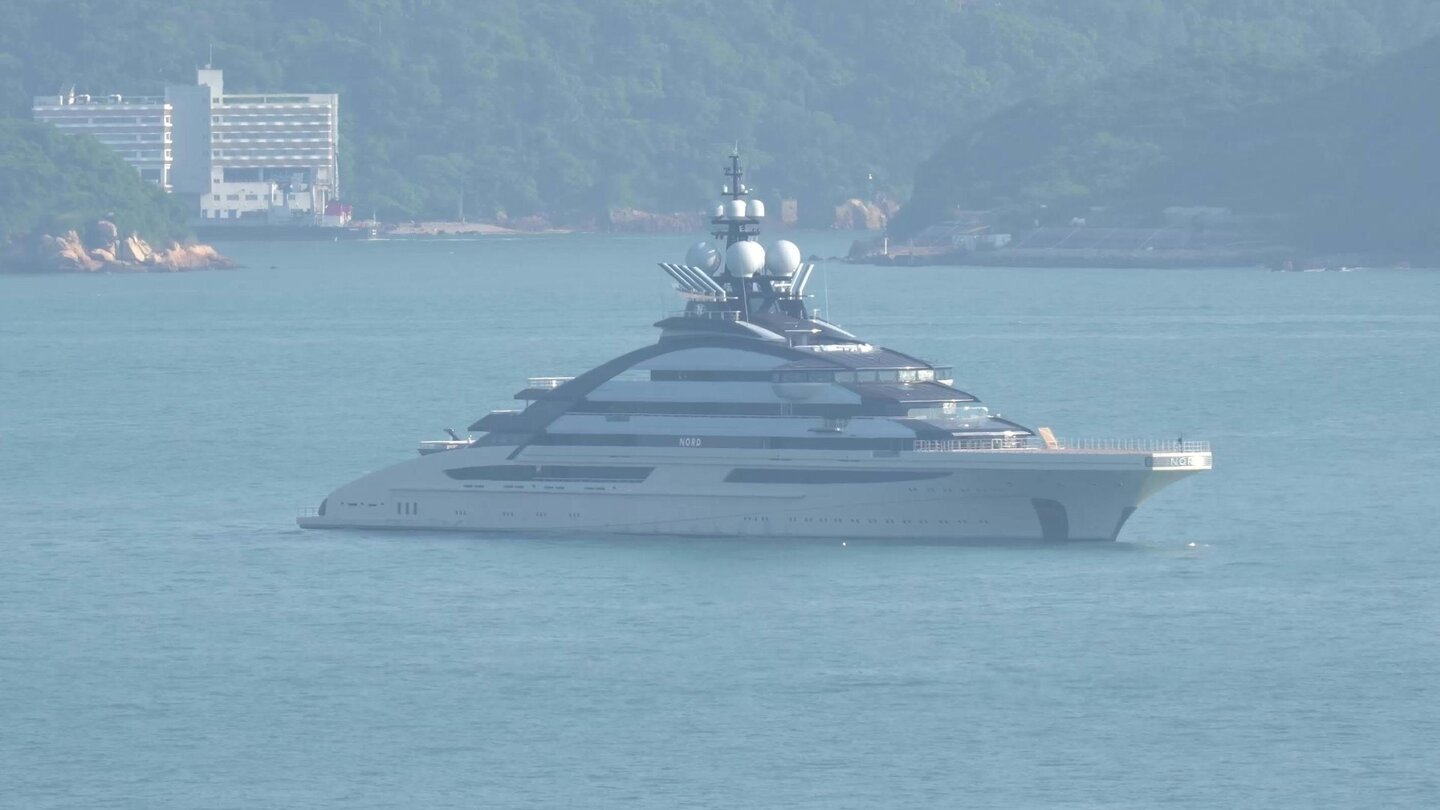Super yacht Nord of Russian billionaire. Photo: AFP