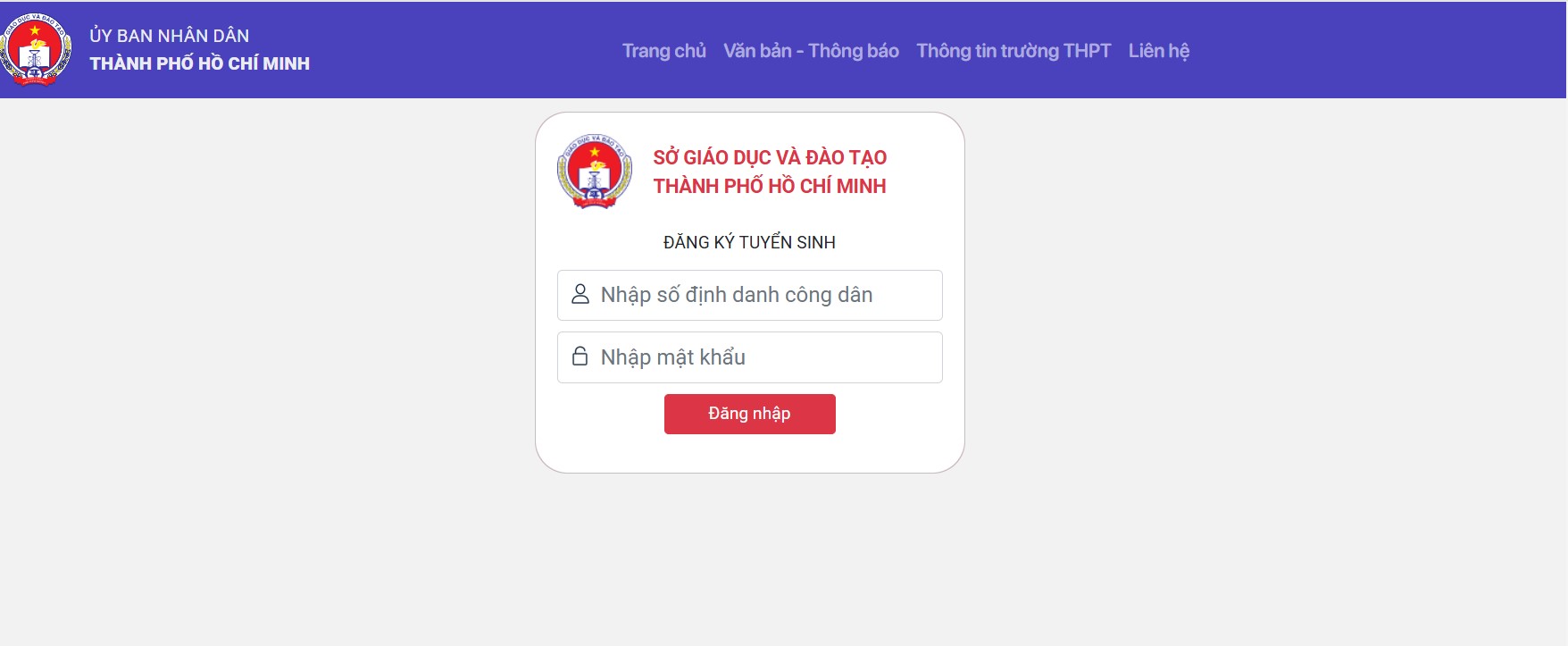 Học sinh đăng ký nguyện vọng theo hình thức trực tuyến. Ảnh: Sở GDĐT TPHCM 