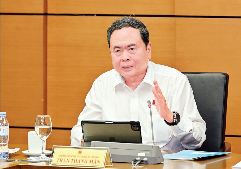 Member of the Politburo, Chairman of the National Assembly Tran Thanh Man. Photo: Pham Thang