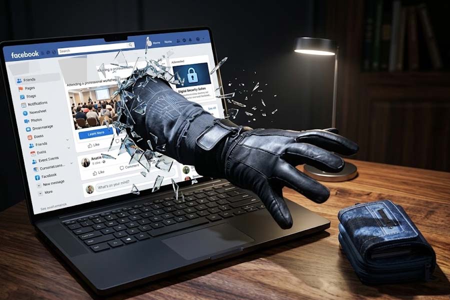 Facebook has become a hot spot for online scams in the US, causing users to suffer great losses from fake ads to virtual investments. Graphics: Cat Tien