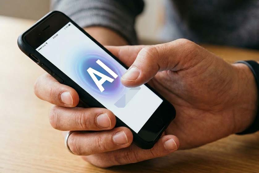 The prospect of phones without applications is gradually becoming clearer thanks to AI. Graphics: Cat Tien