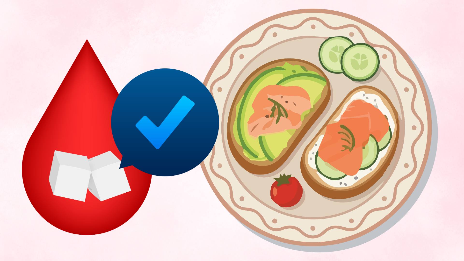 Grilled whole wheat bread eaten with butter and salmon is a breakfast to help control blood sugar. Graphics: Thanh Thanh