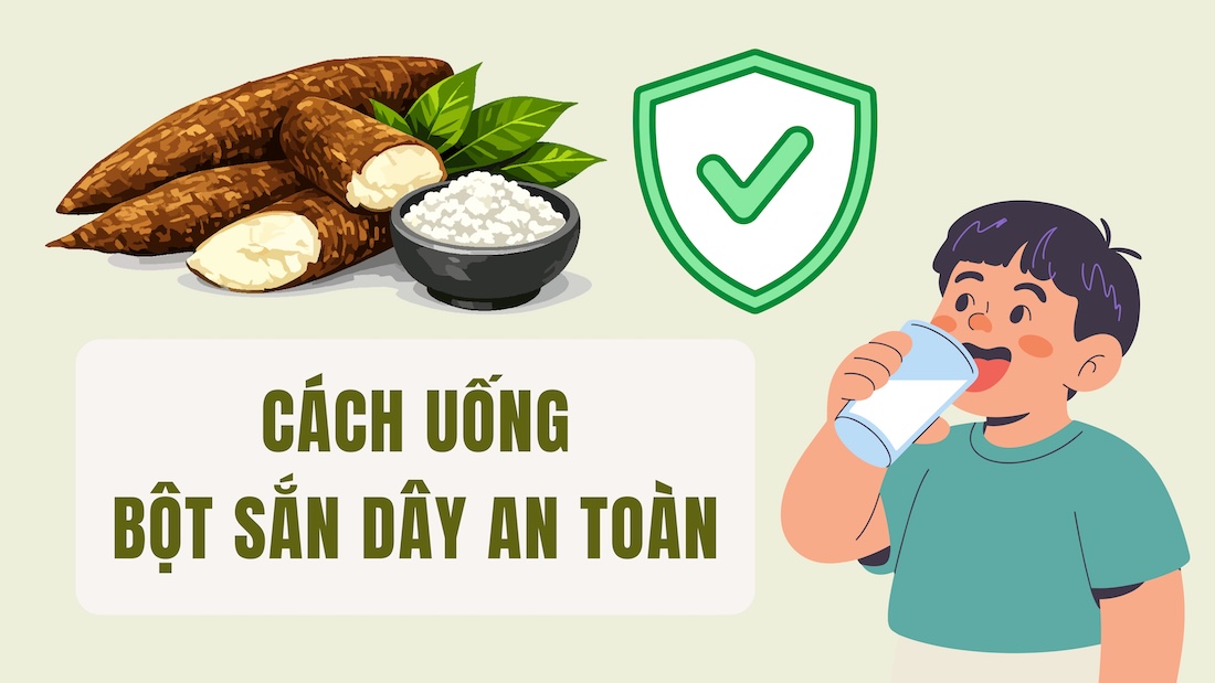 Safe way to drink tapioca starch powder