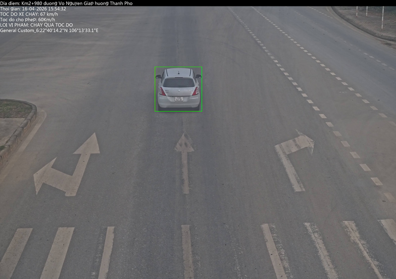 Series of cars and motorbikes just fined remotely in Cao Bang. Photo: Cao Bang Police