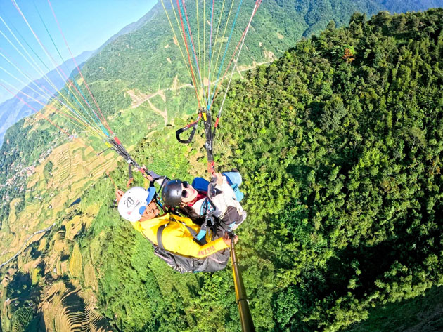 Chương trình du lịch dù lượn “Bay trên mùa nước đổ” năm 2026, diễn ra từ ngày 29/4 đến hết ngày 5/5 tại khu vực bản Lìm Thái, xã Tú Lệ