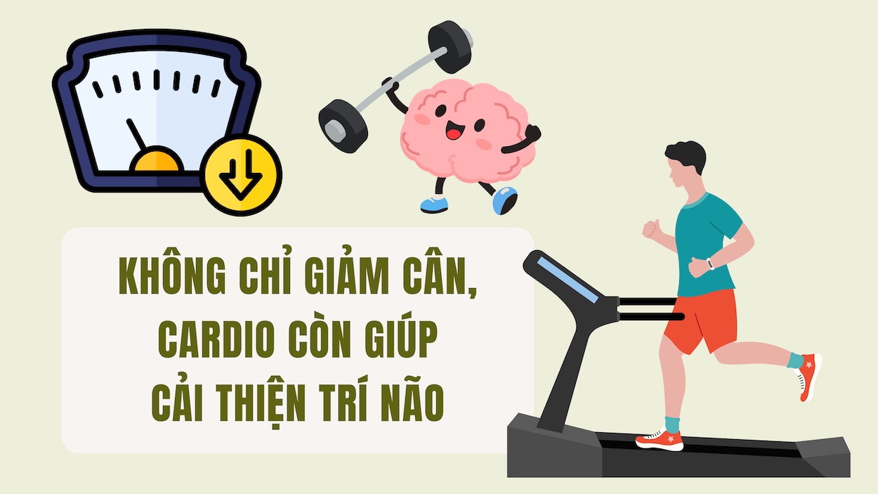 Not only losing weight, cardio also helps improve brain function
