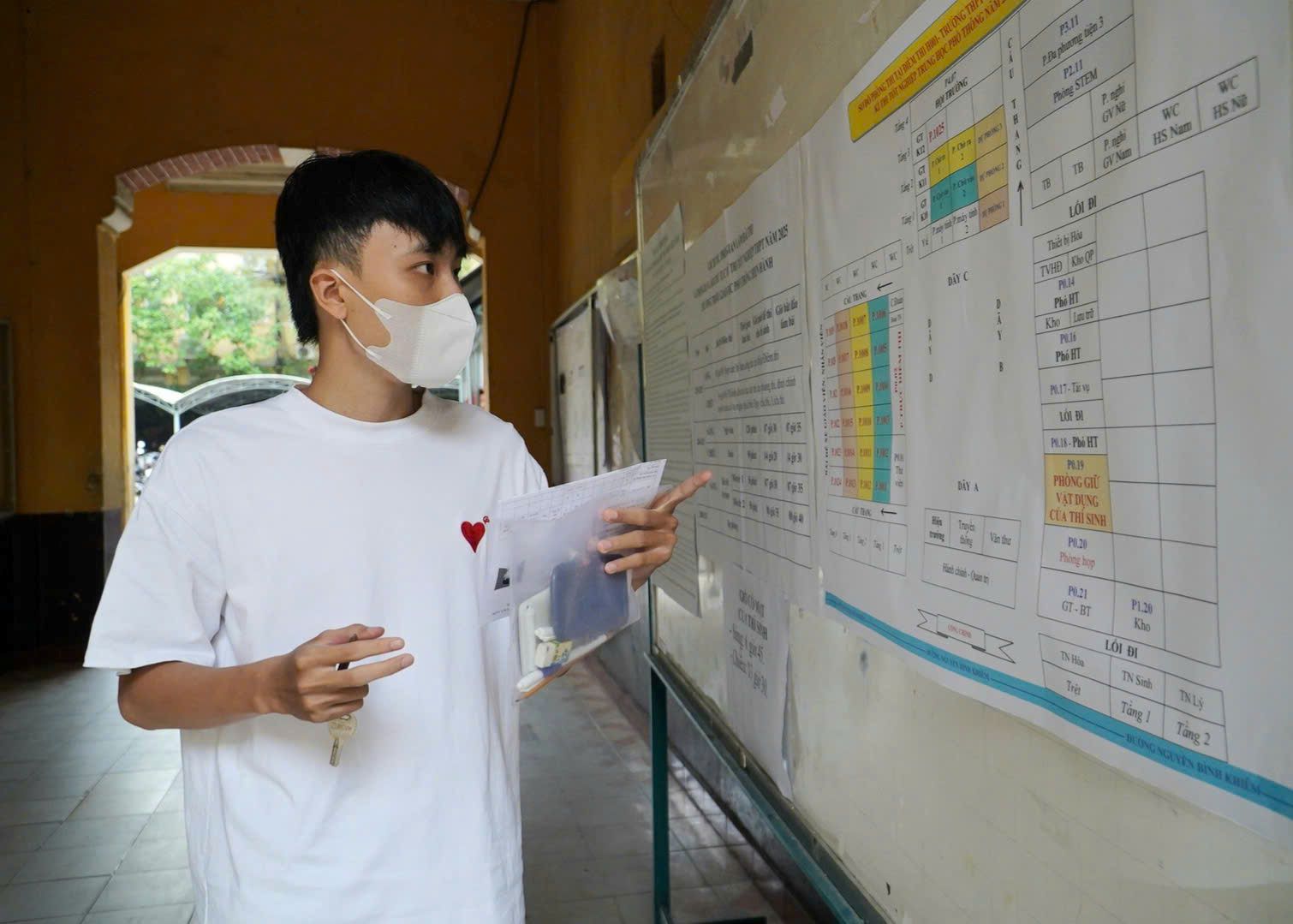 Candidates taking the 2025 high school graduation exam in Ho Chi Minh City. Photo: Chan Phuc
