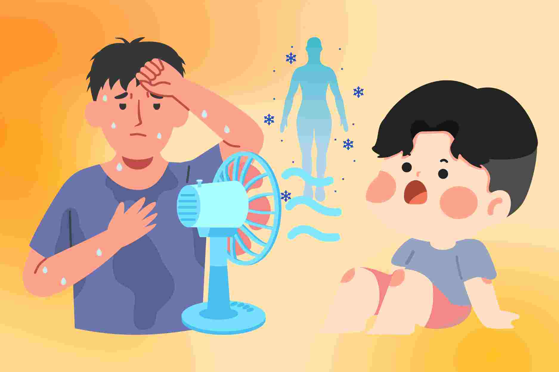 Simple tips to help control sweat, keep your body dry all day