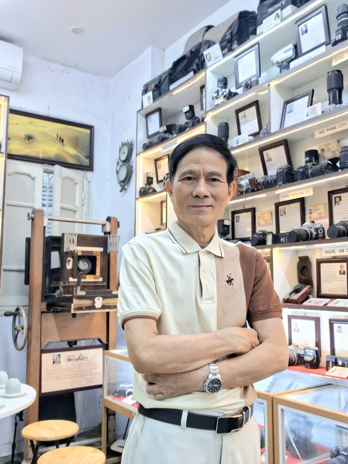 Nhà báo - nhiếp ảnh gia Phạm Công Thắng. Ảnh: Nhân vật cung cấp