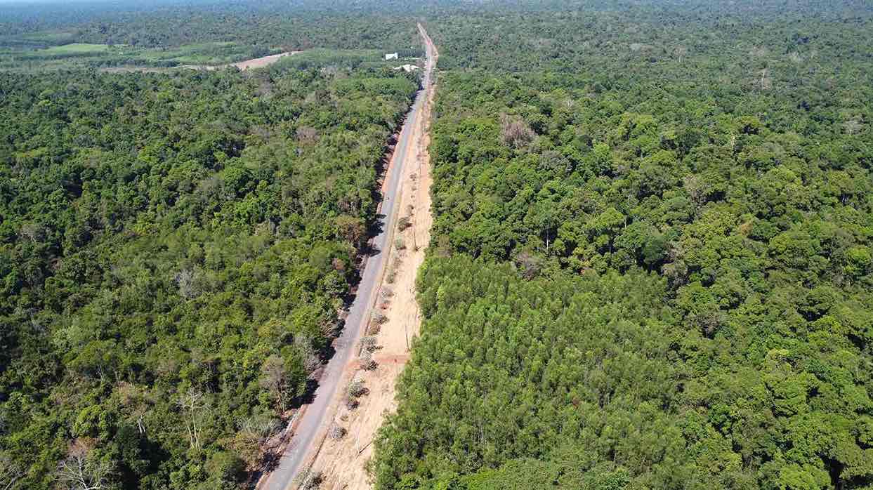 Project to build a road connecting from Ma Da bridge to Ring Road 4 of Ho Chi Minh City connecting the Central Highlands to Long Thanh airport, Cai Mep port - Thi Vai. Photo: HAC