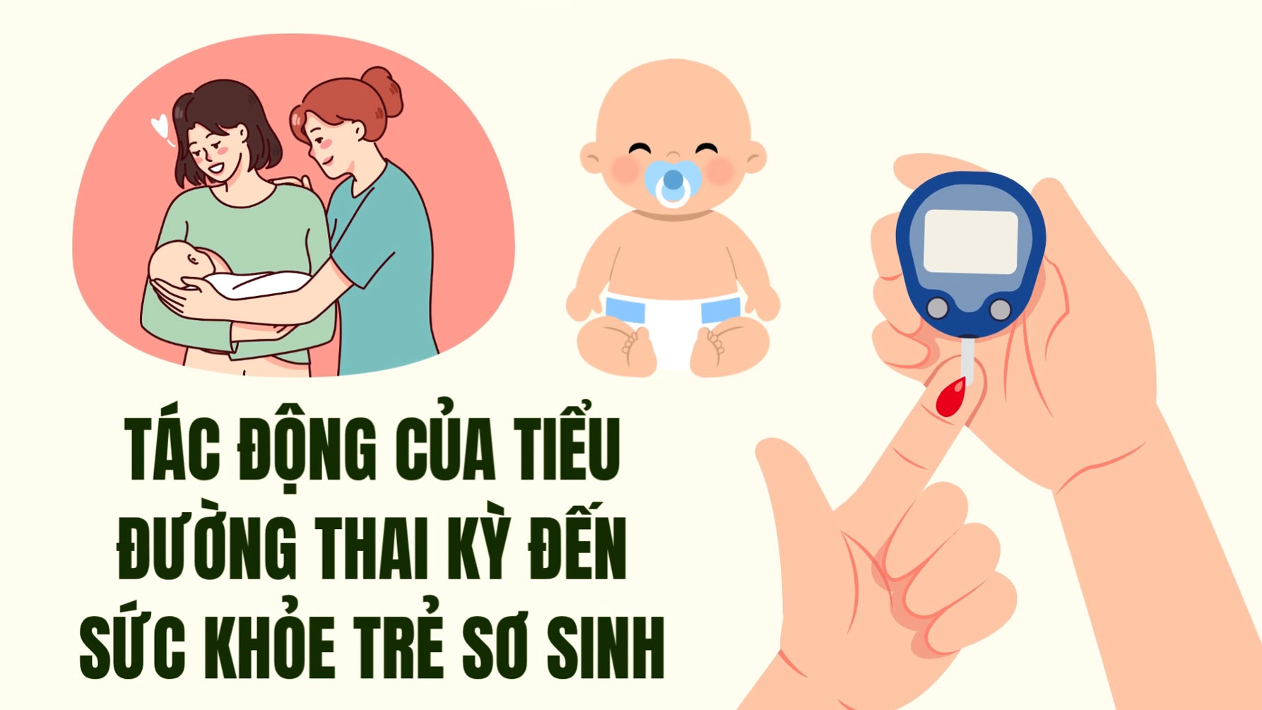 Gestational diabetes needs to be strictly controlled to minimize health risks for both mother and baby.