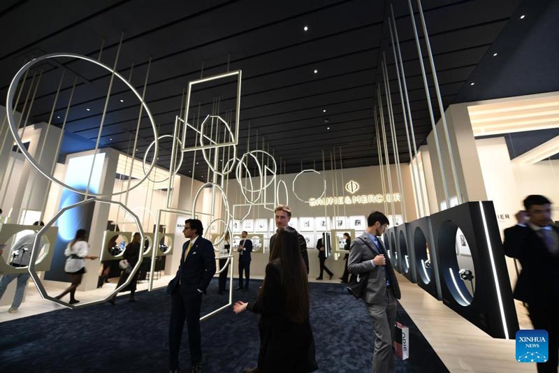 Watches and Wonders Geneva 2025 Exhibition in Geneva, Switzerland in April 2025. Photo: Xinhua