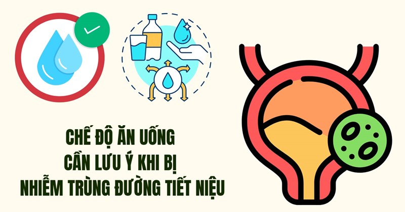 Chế độ ăn cần lưu ý khi bị viêm đường tiết niệu