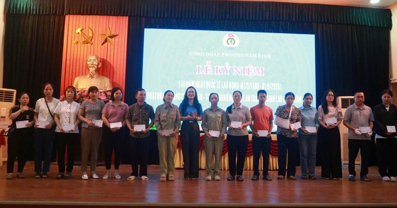 Công đoàn phường Nam Định phát động Tháng Công nhân 2024