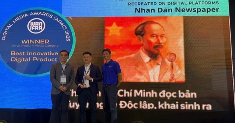 Nhan Dan Newspaper wins "double" at the 2026 Asian Digital Journalism Award