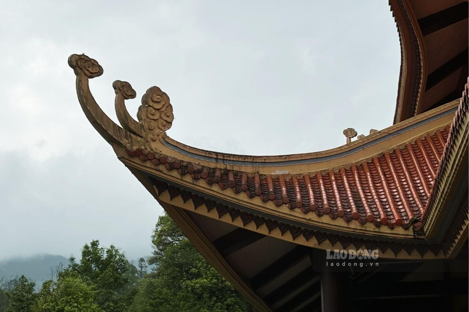 Kiến trúc của Thiền viện có sự kết hợp giữa phong cách truyền thống và yếu tố hiện đại. Ảnh: Nguyễn Đạt 