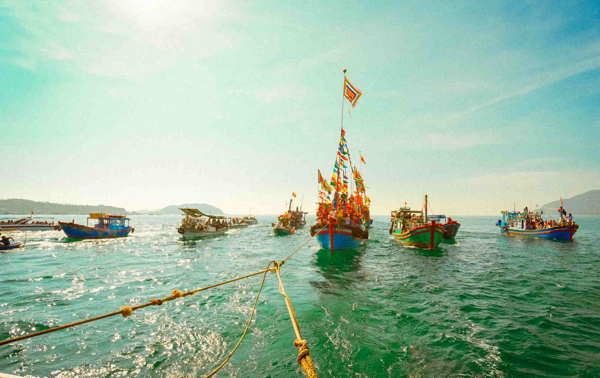 Lễ hội Cầu ngư trở thành điểm nhấn văn hóa đặc sắc ở khu vực Nha Trang. Ảnh: VĂN THÌ 