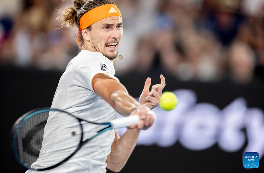 Tennis player Alexander Zverev. Photo: Xinhua