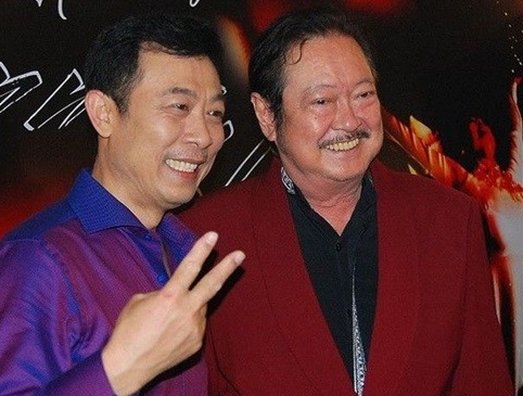 Comedian Van Son and artist Chanh Tin. Photo: Artist provided