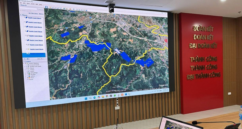 Một buổi họp rà soát quy hoạch diễn ra tại Sở Xây dựng tỉnh Cao Bằng. Ảnh: ĐVCC