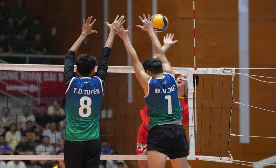 Đinh Văn Duy (số 1) có phong độ tốt tại vòng 1 Giải vô địch Quốc gia các câu lạc bộ 2026 tại Đông Anh (Hà Nội). Ảnh: VFV