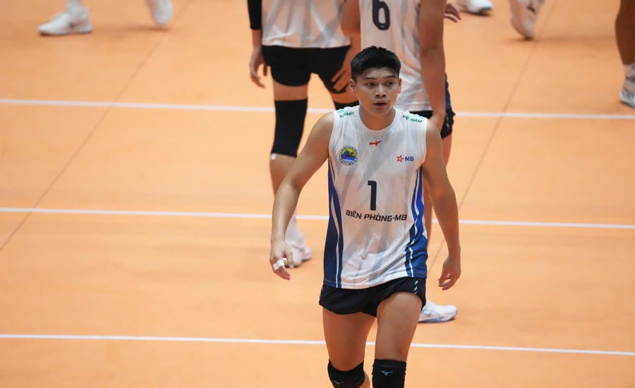 Player Dinh Van Duy. Photo: VFV