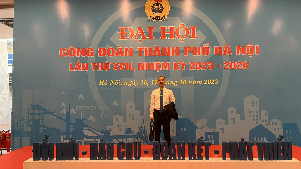 Ông Phan Thanh Hải - Trưởng phòng Văn phòng Tổng Giám đốc, Phòng Quản lý rủi ro, Chủ tịch Công đoàn Công ty TNHH Điện tử Meiko Việt Nam. Ảnh: Nhân vật cung cấp