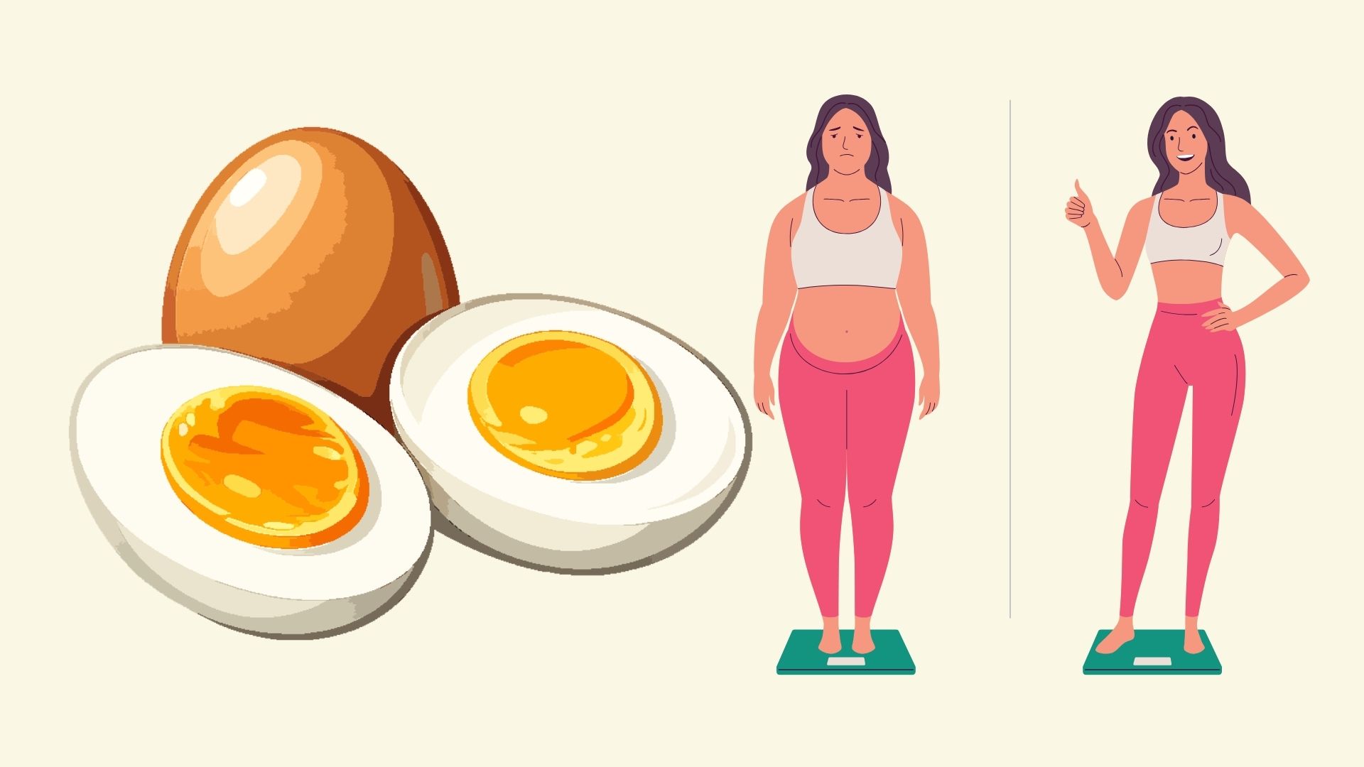 아침에 삶은 계란으로 체중 감량. 그래픽: 린단