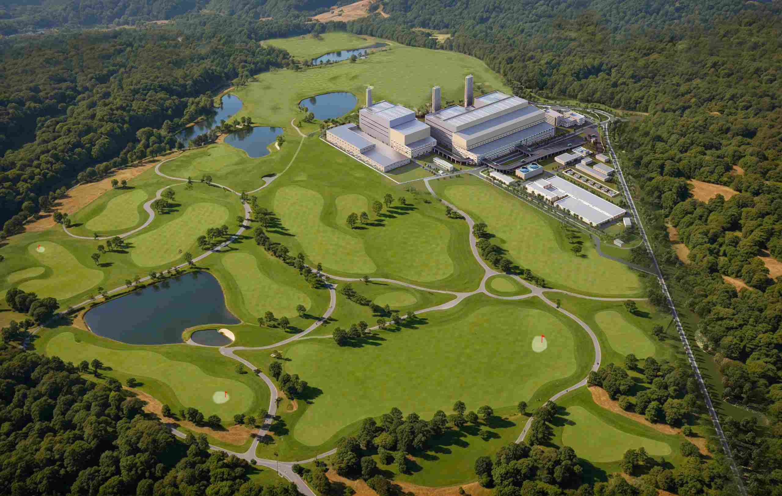 Perspective of the landfill area after handling all buried waste. Photo: BTC