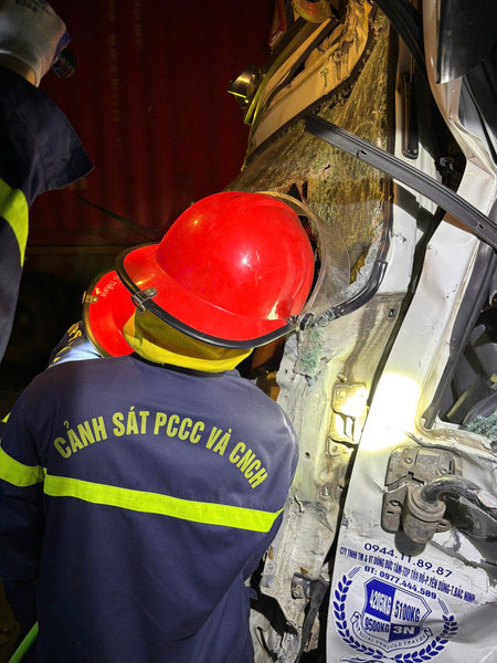 Hiện trường vụ tai nạn. Ảnh: CACC