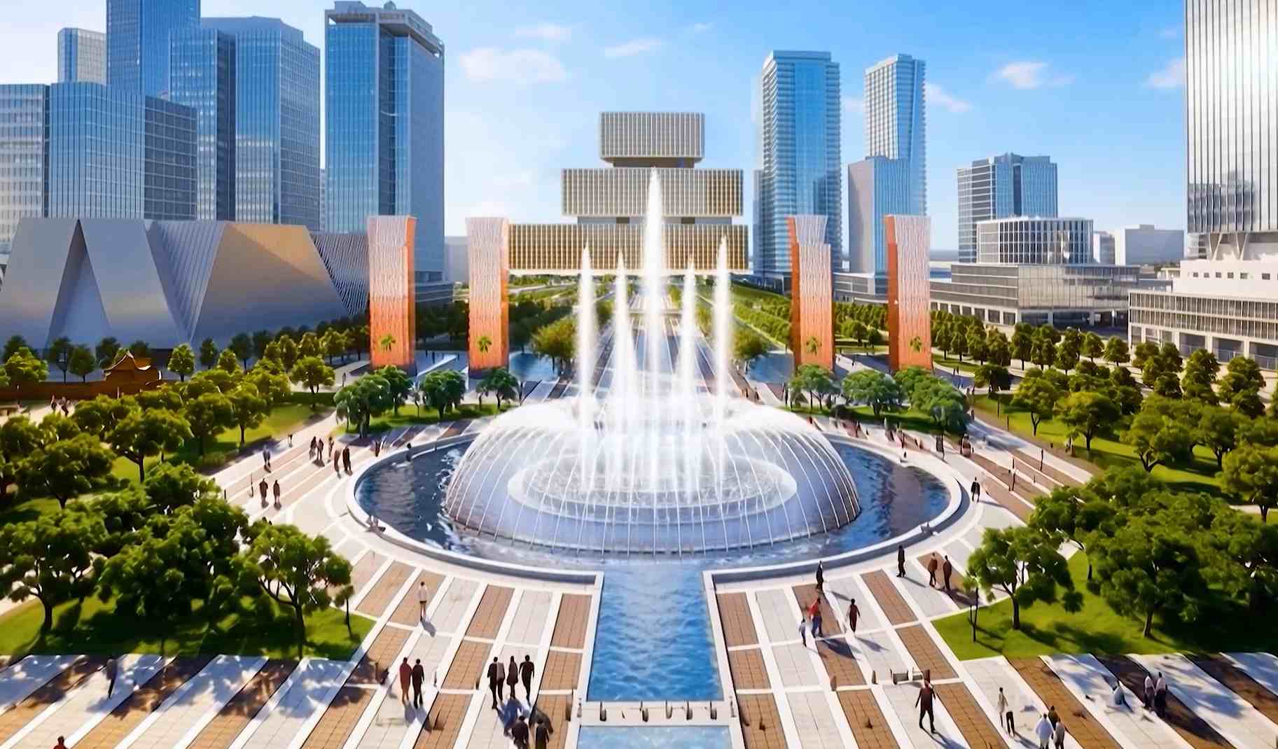 Phối cảnh phân khu “Của Dân“.  Ảnh: Nhà đầu tư