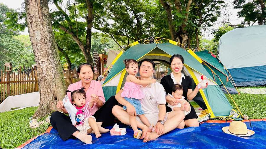 Gia đình chị Minh Hà 