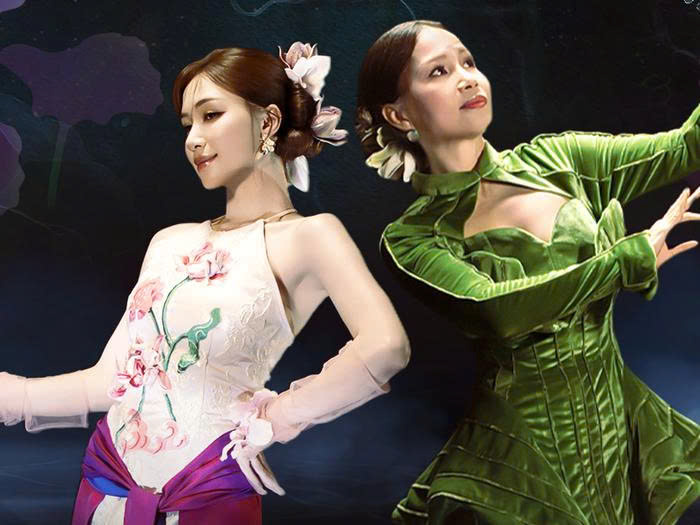 Images of Hoa Minzy and Cam Ly in the MV "Vietnamese people, we love each other". Photo: Producer