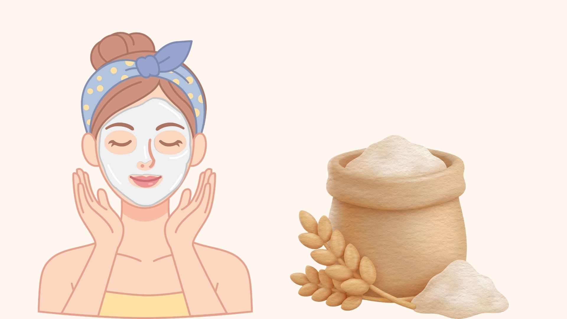 Rice water and rice flour can make skin bright, smooth and radiant. Graphics: Minh Chau