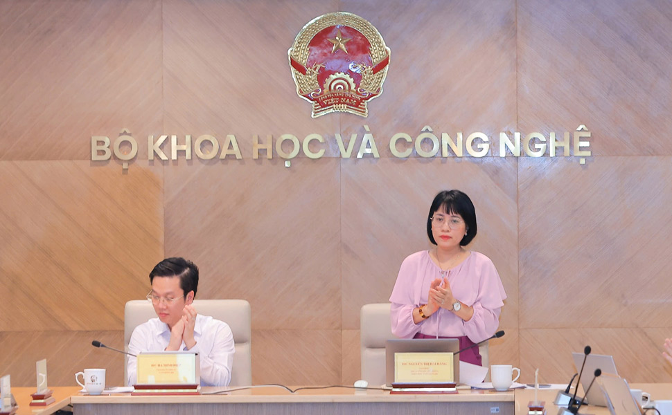 Tại họp báo, Bộ Khoa học và Công nghệ đã thông tin về kết quả phát triển khoa học công nghệ và chuyển đổi số tháng 4.2026. Ảnh: Hạo Thiên