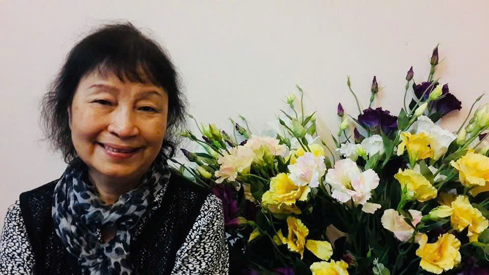 NSƯT Kim Cúc trong cuộc gặp với phóng viên. Ảnh: Mi Lan