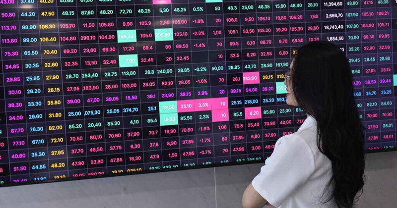 Thị trường chứng khoán giảm điểm trong phiên 15/5