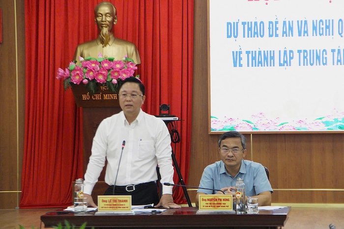Da Nang Front criticizes the project to establish an administrative center to serve the people of the whole city. Photo: Da Nang City People's Committee