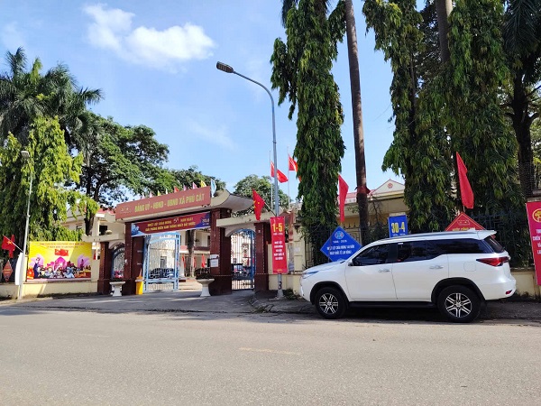 Trụ sở UBND xã Phú Cát. Ảnh: Xuyên Đông