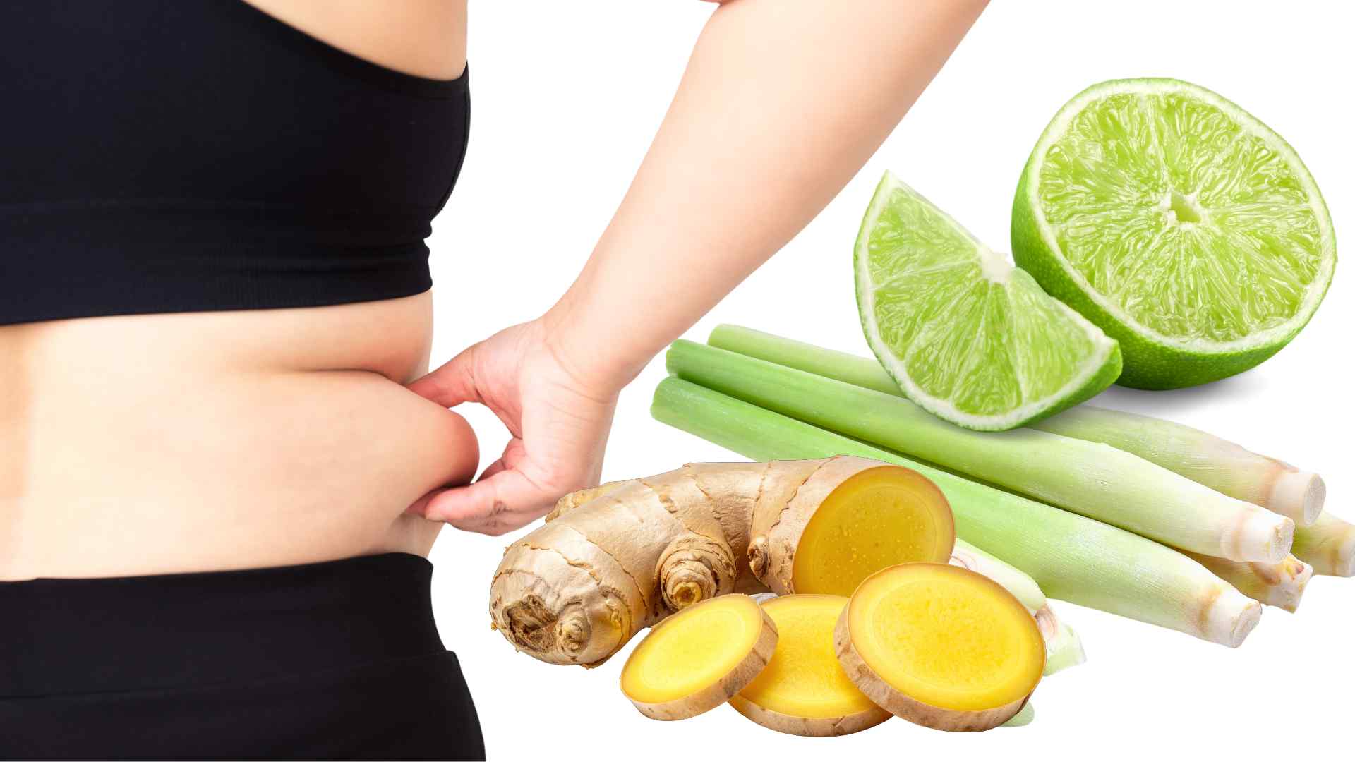 La hierba de limón cuando se combina con limón y jengibre mezclados en agua tibia ayuda a ayudar a reducir la grasa visceral. Foto gráfica: Huong Son