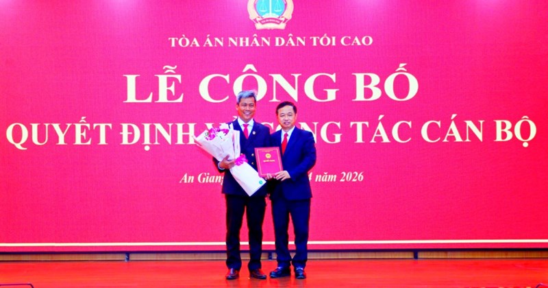 Ông Thái Rết được bổ nhiệm làm Chánh án Tòa án An Giang