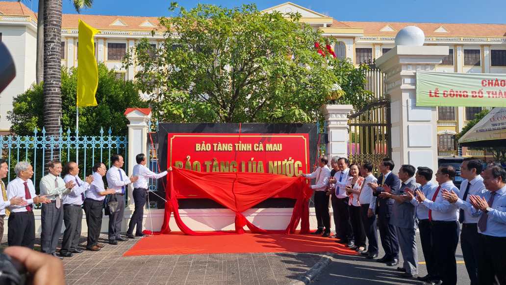 Cà Mau chính thức có Bảo tàng lúa nước. Ảnh: Nhật Hồ.