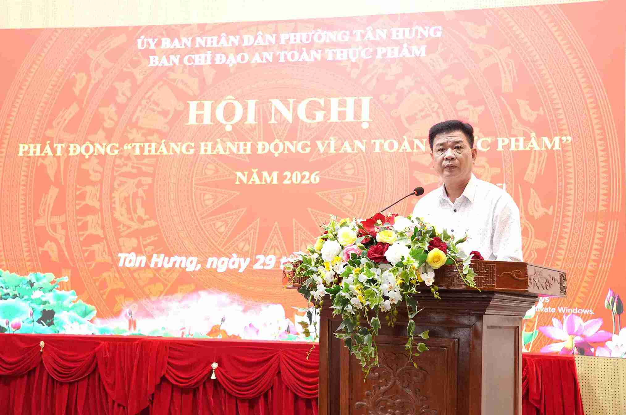 Công tác tuyên truyền an toàn thực phẩm được nhấn mạnh tại hội nghị.