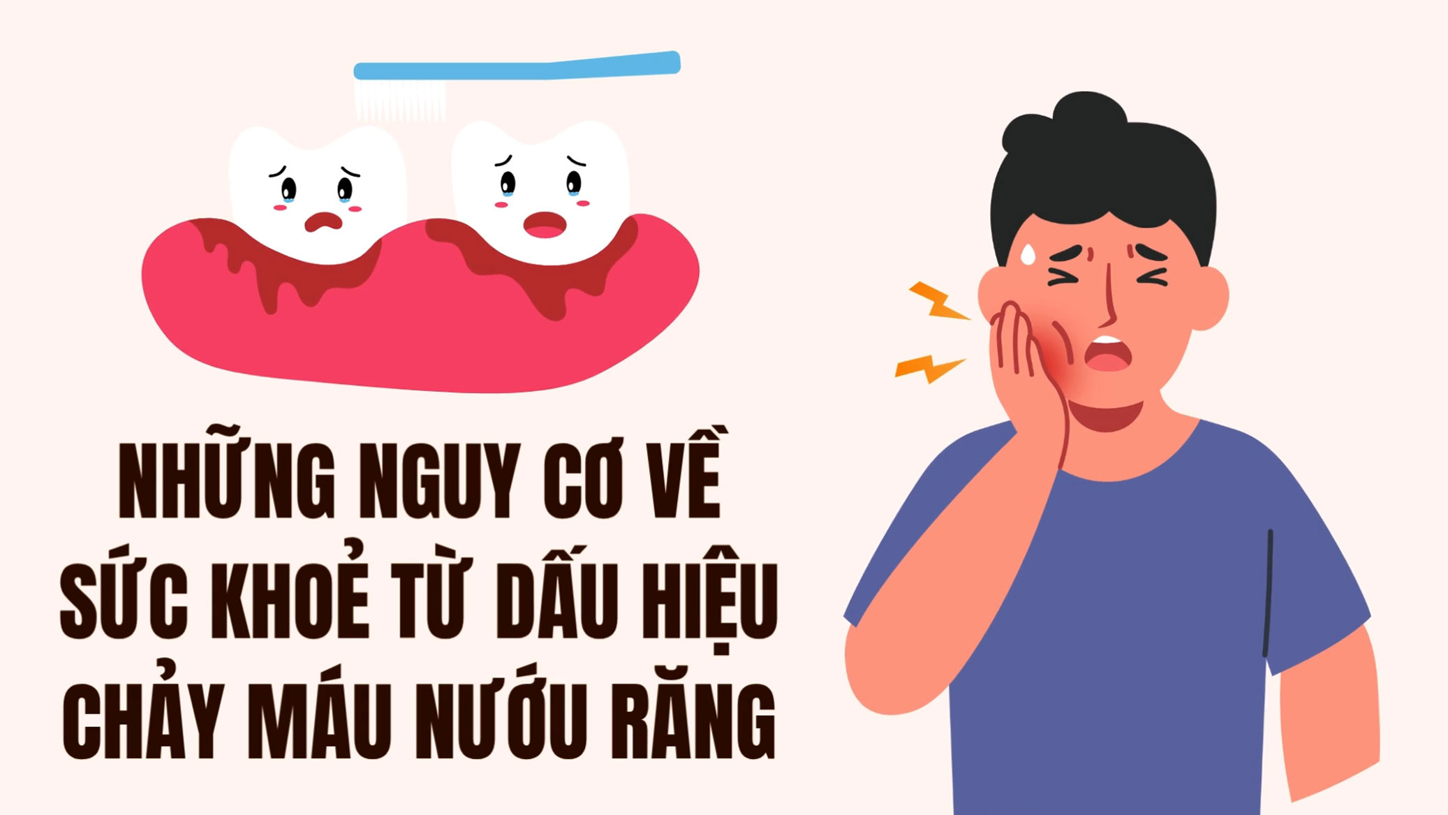Bleeding gums can be a warning sign of dangerous diseases.