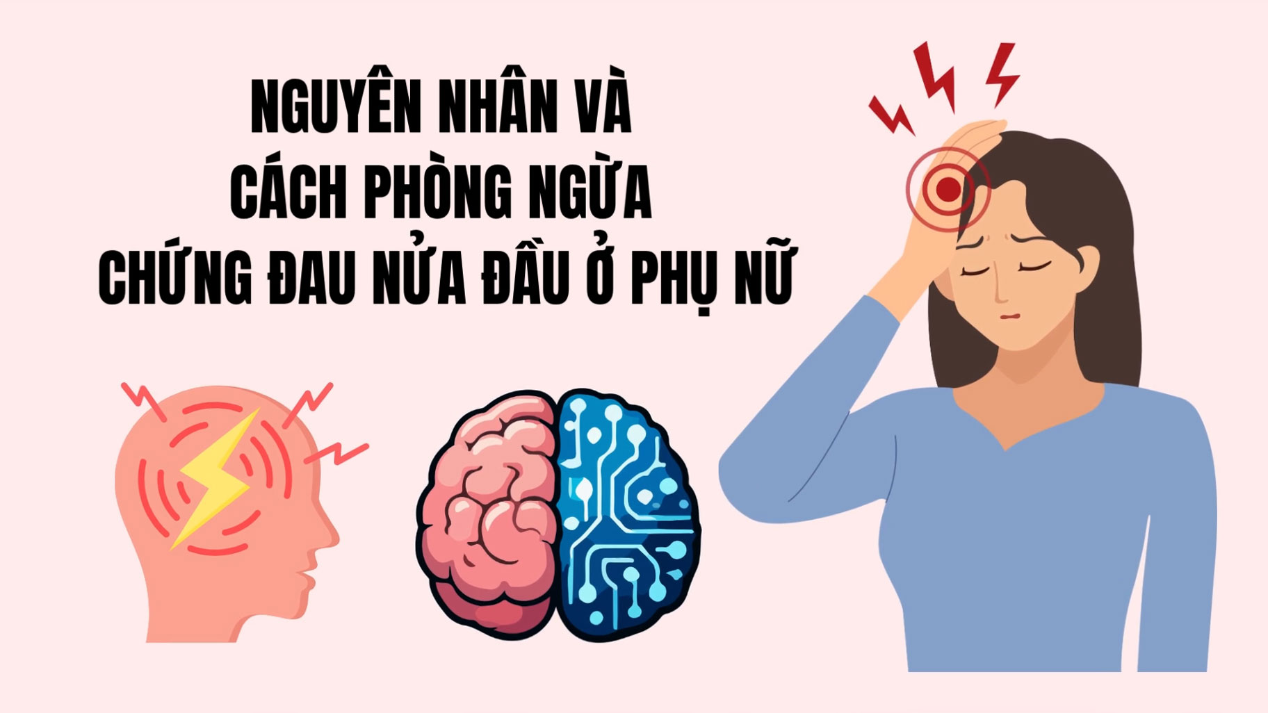 Women face a high risk of migraines due to hormonal changes and unscientific living habits.