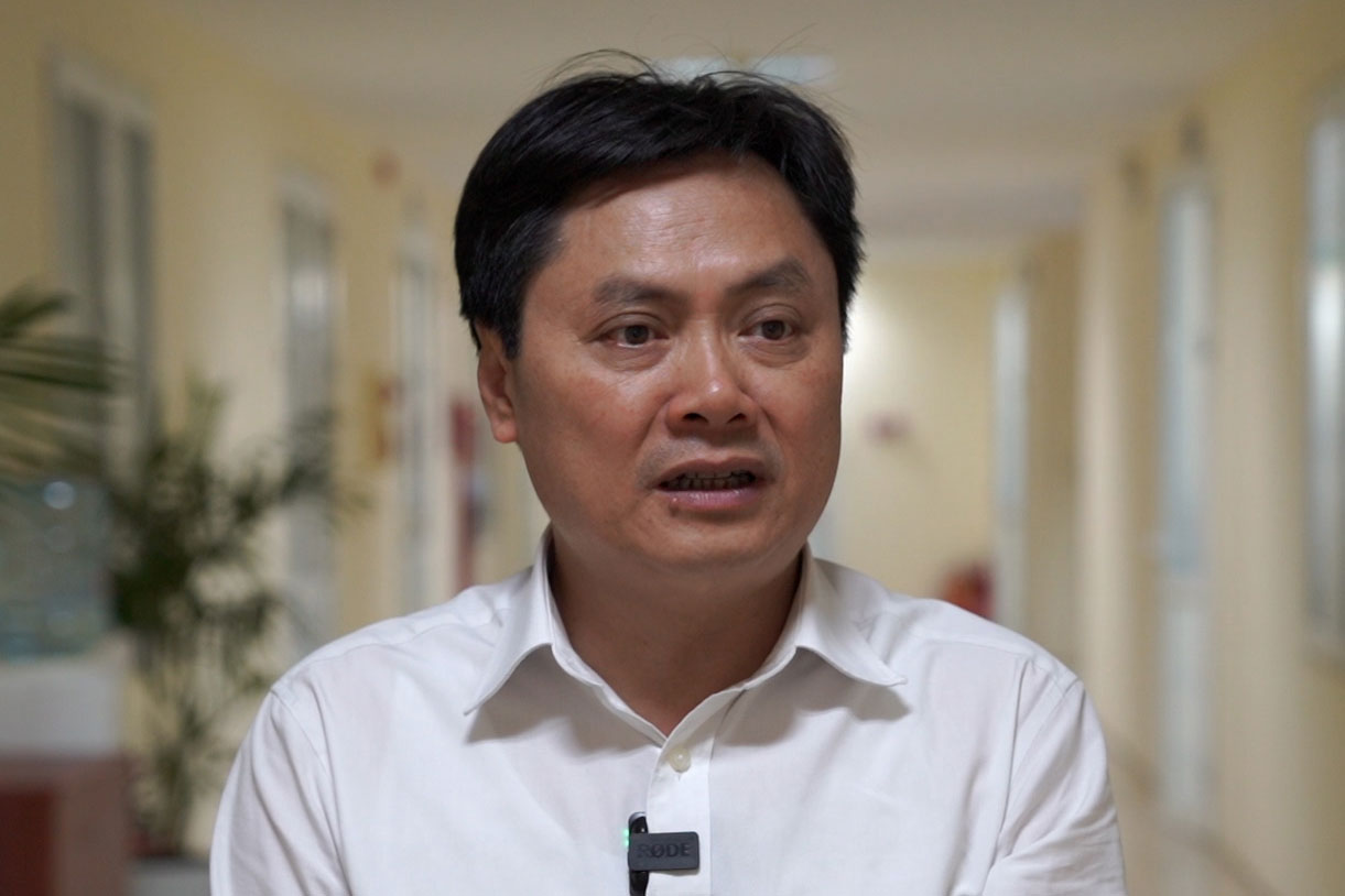 Ông Nguyễn Trung Thắng - Phó Viện trưởng Viện Chiến lược, Chính sách tài nguyên và môi trường (Bộ Tài nguyên và Môi trường) khẳng định vai trò quan trọng của chuyển đổi xanh. Ảnh: Vũ Linh